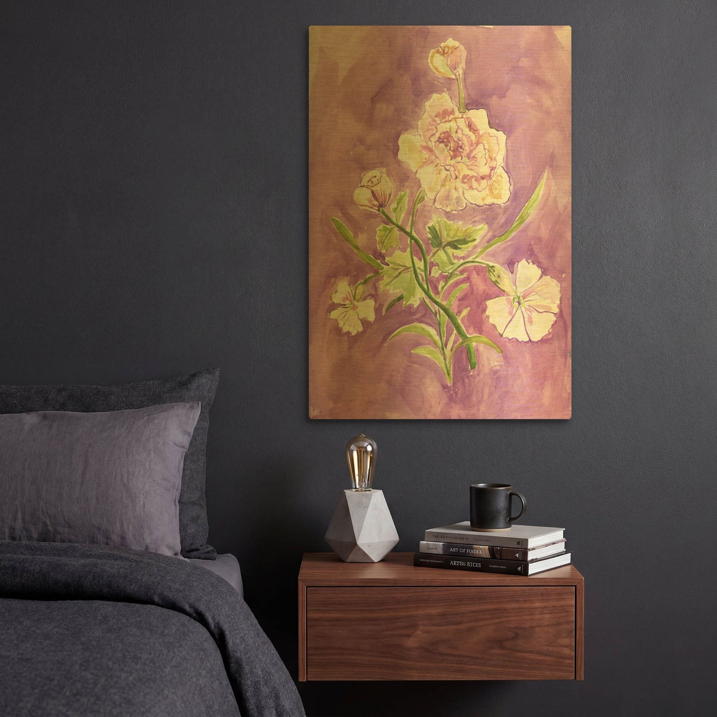 'Four Sisters and Their Mother' By Kamdon Kreations Gold Metal Wall Art