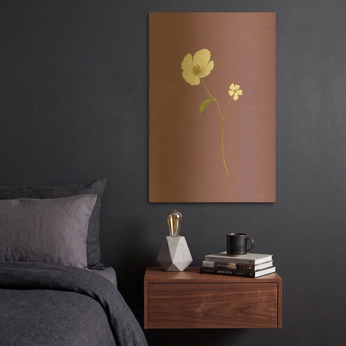 'Motherhood' By Kamdon Kreations Gold Metal Wall Art