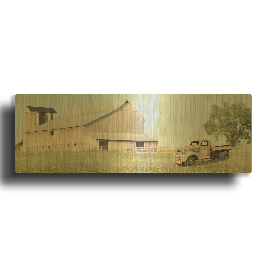 'Once Upon a Time II' By Lori Deiter Gold Metal Wall Art