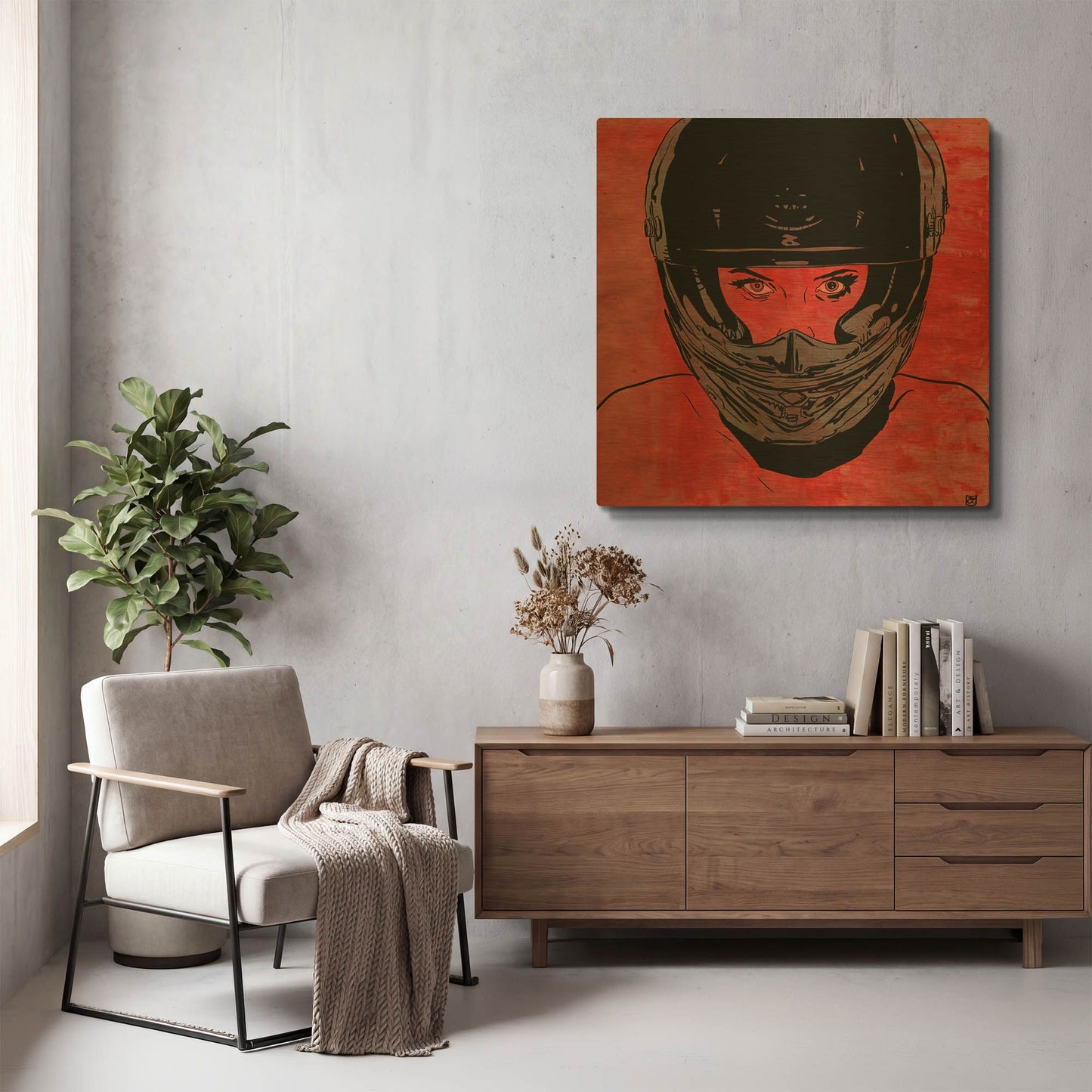 'Ride' By Giuseppe Cristiano Gold Metal Wall Art