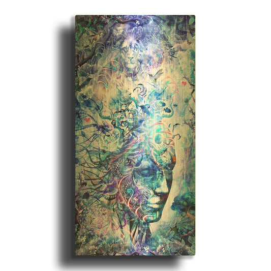 'Dreams of Unity' By Cameron Gray Gold Metal Wall Art