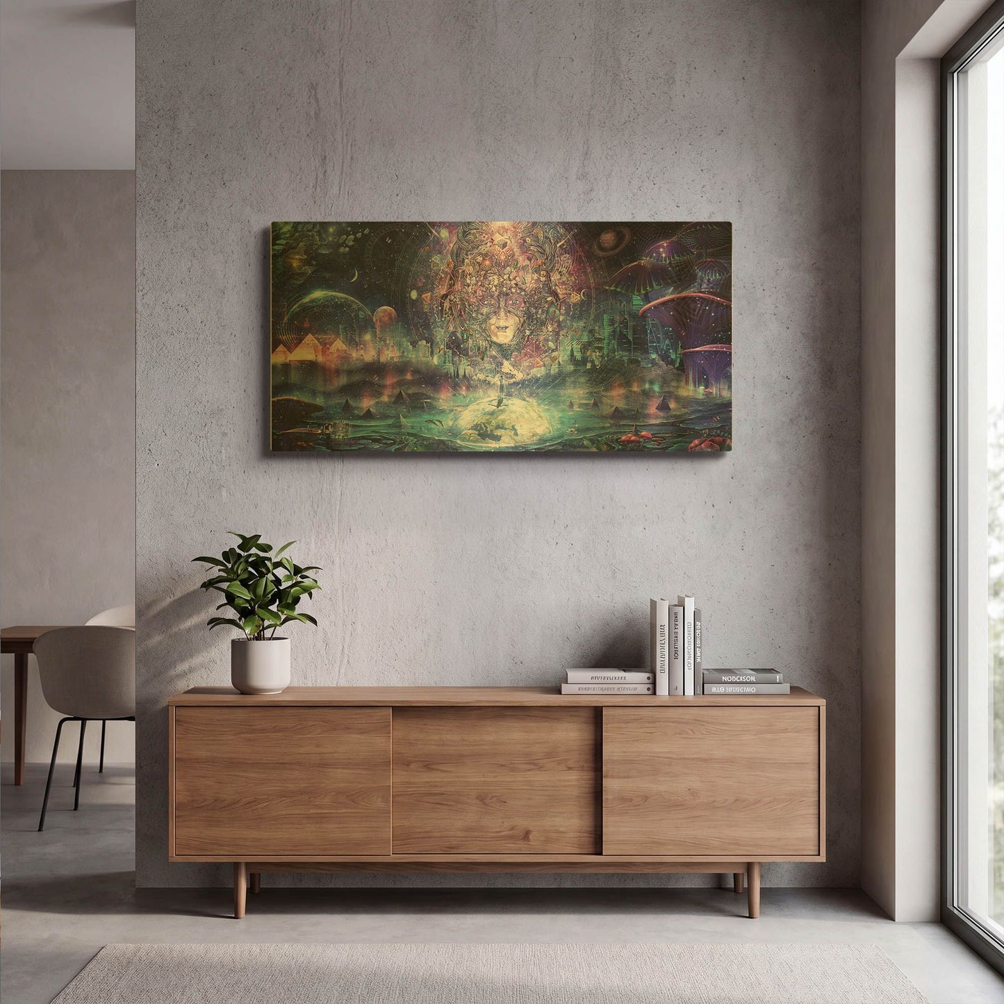 'Quest For The Peak Experience' By Cameron Gray Gold Metal Wall Art