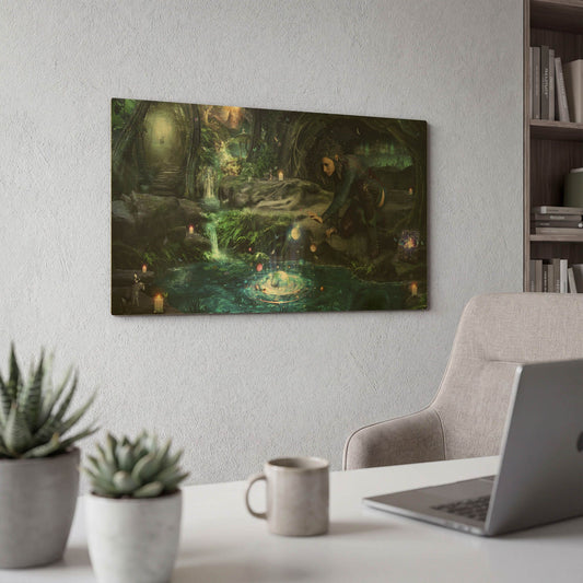 'The Collector' By Cameron Gray Gold Metal Wall Art