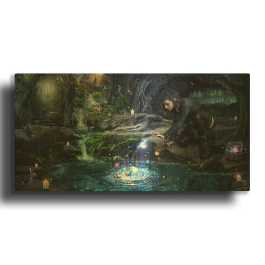 'The Collector' By Cameron Gray Gold Metal Wall Art