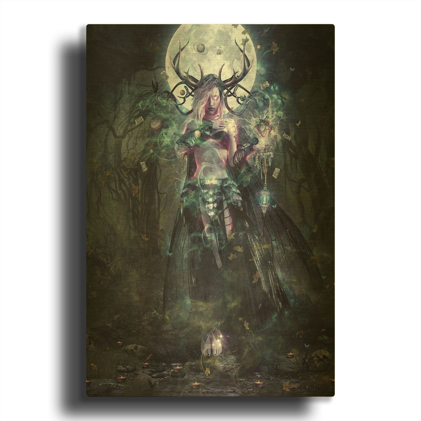 'The Dreamcatcher' By Cameron Gray Gold Metal Wall Art