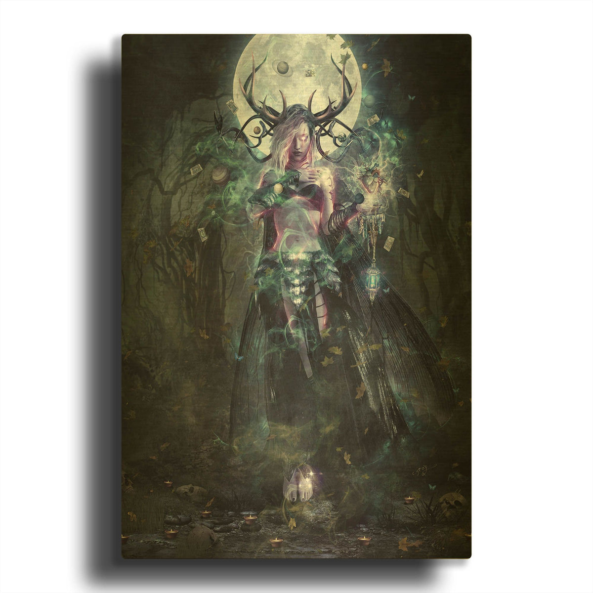 'The Dreamcatcher' By Cameron Gray Gold Metal Wall Art