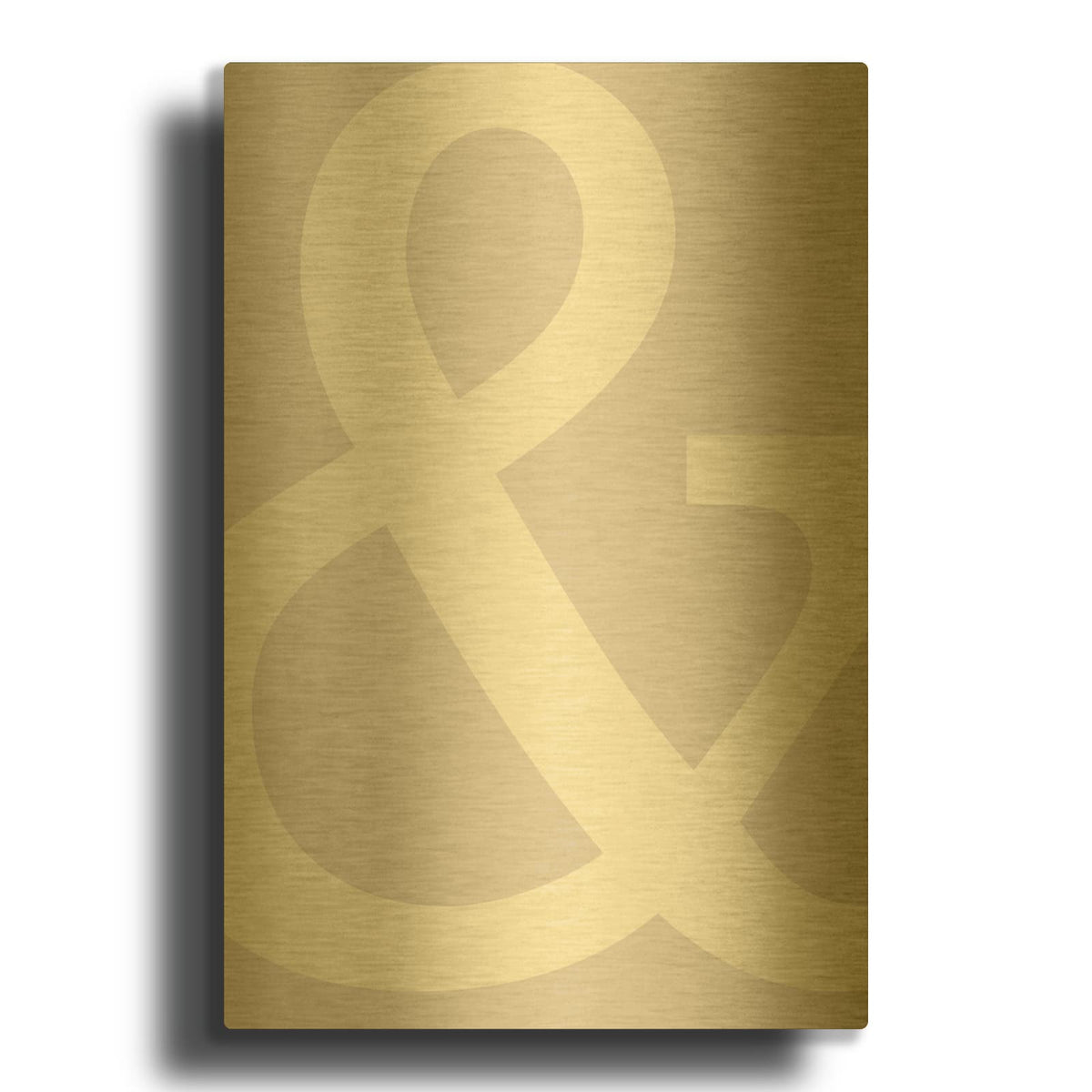 '&' By Design Fabrikken Gold Metal Wall Art