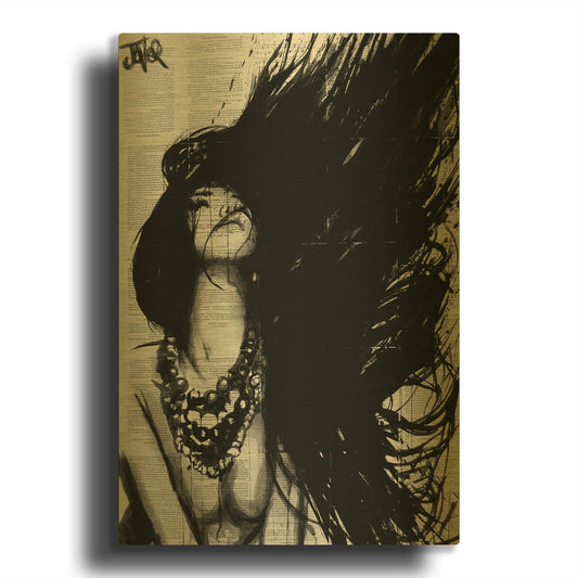 'Amazonia' By Loui Jover Gold Metal Wall Art