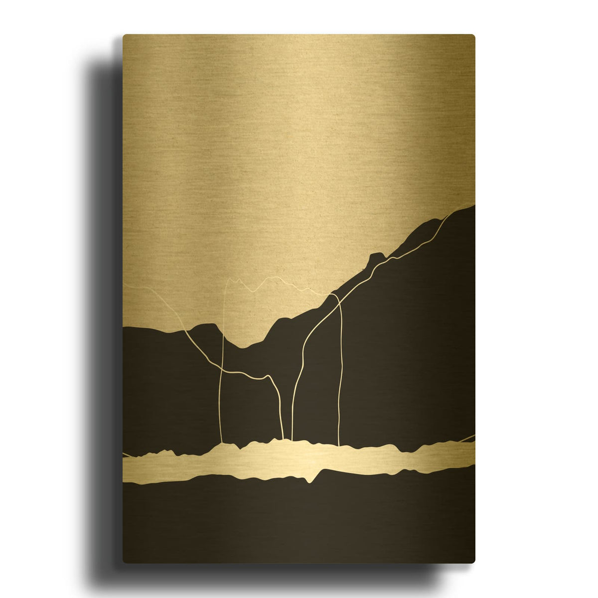 'Apart' By Design Fabrikken Gold Metal Wall Art