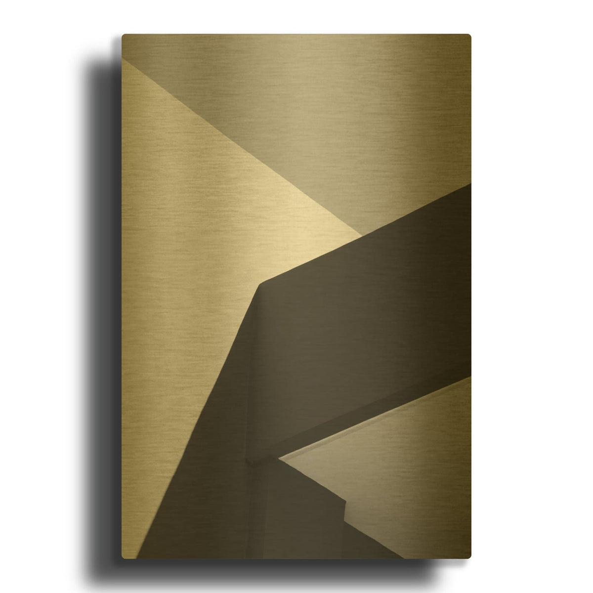 'Architecture 1' By Design Fabrikken Gold Metal Wall Art