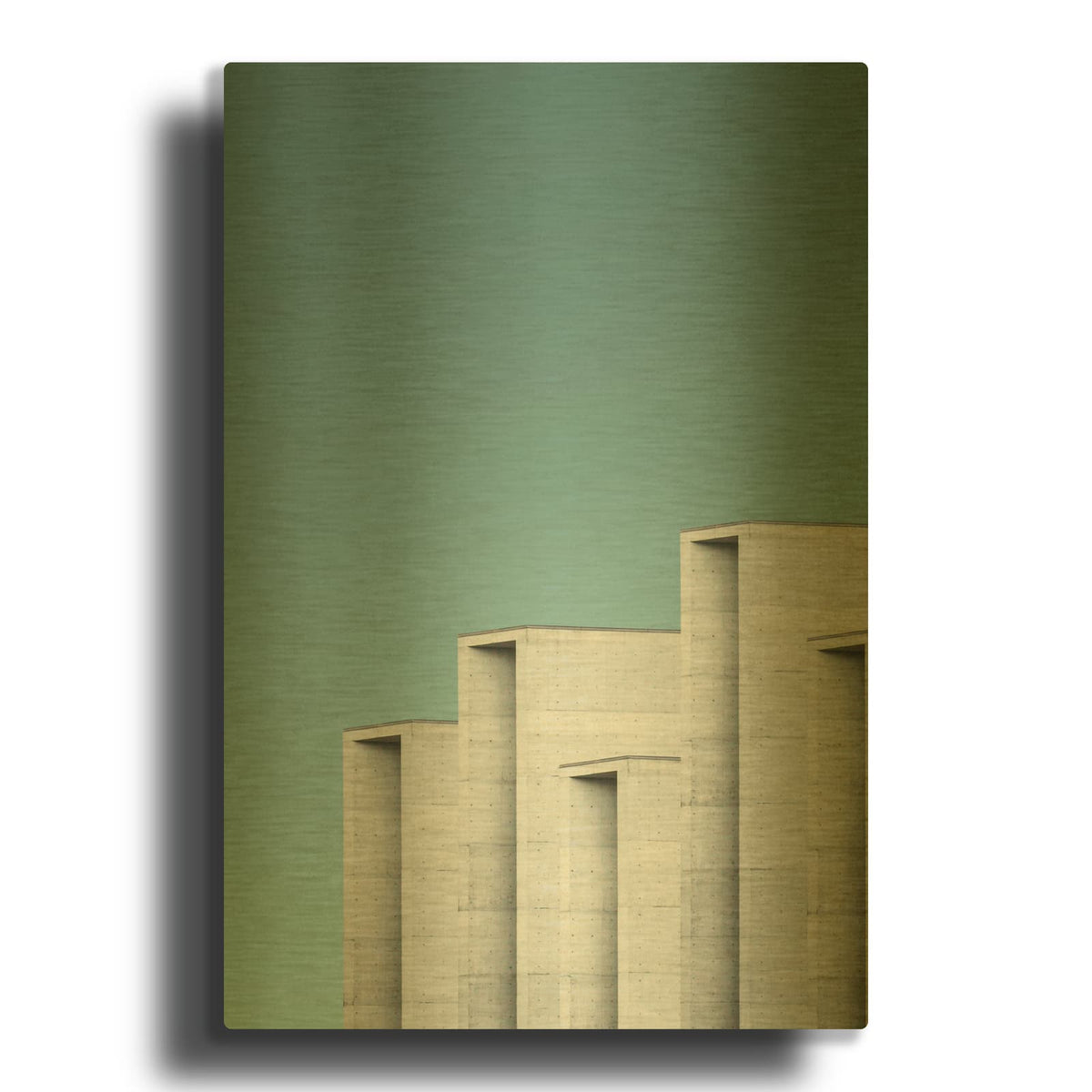 'Architecture 2' By Design Fabrikken Gold Metal Wall Art