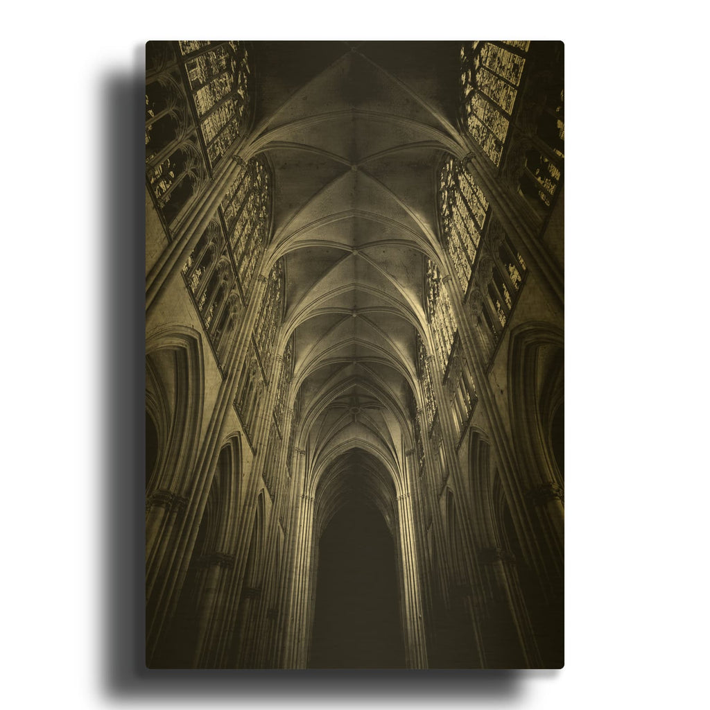 'Architecture 3' By Design Fabrikken Gold Metal Wall Art