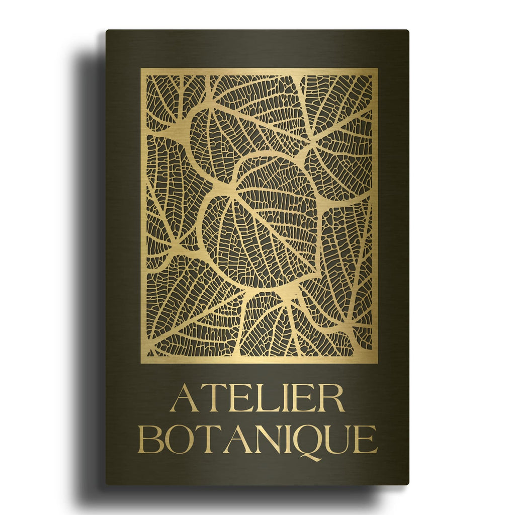 'Atelier Botanique' By Design Fabrikken Gold Metal Wall Art