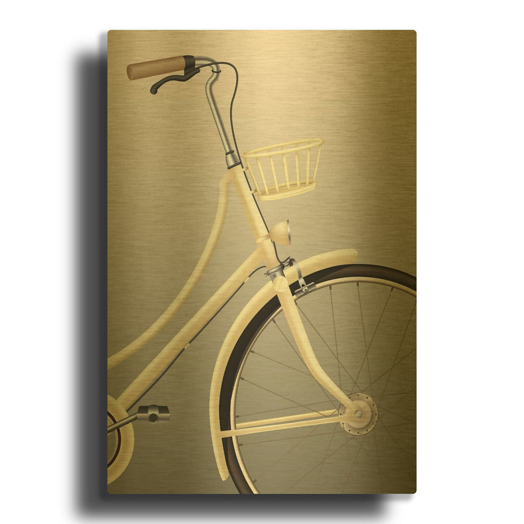 'Bicycle' By Design Fabrikken Gold Metal Wall Art