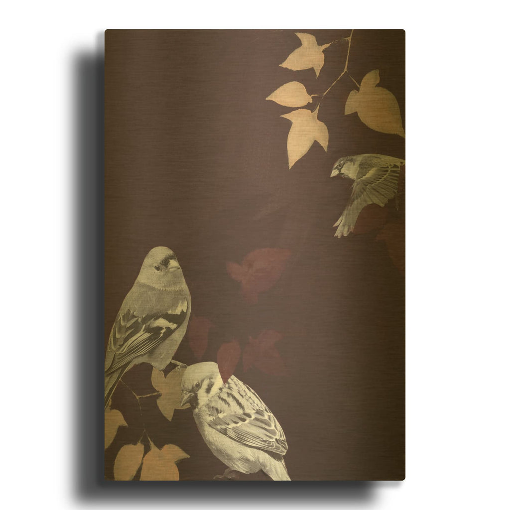 'Bird 1' By Design Fabrikken Gold Metal Wall Art