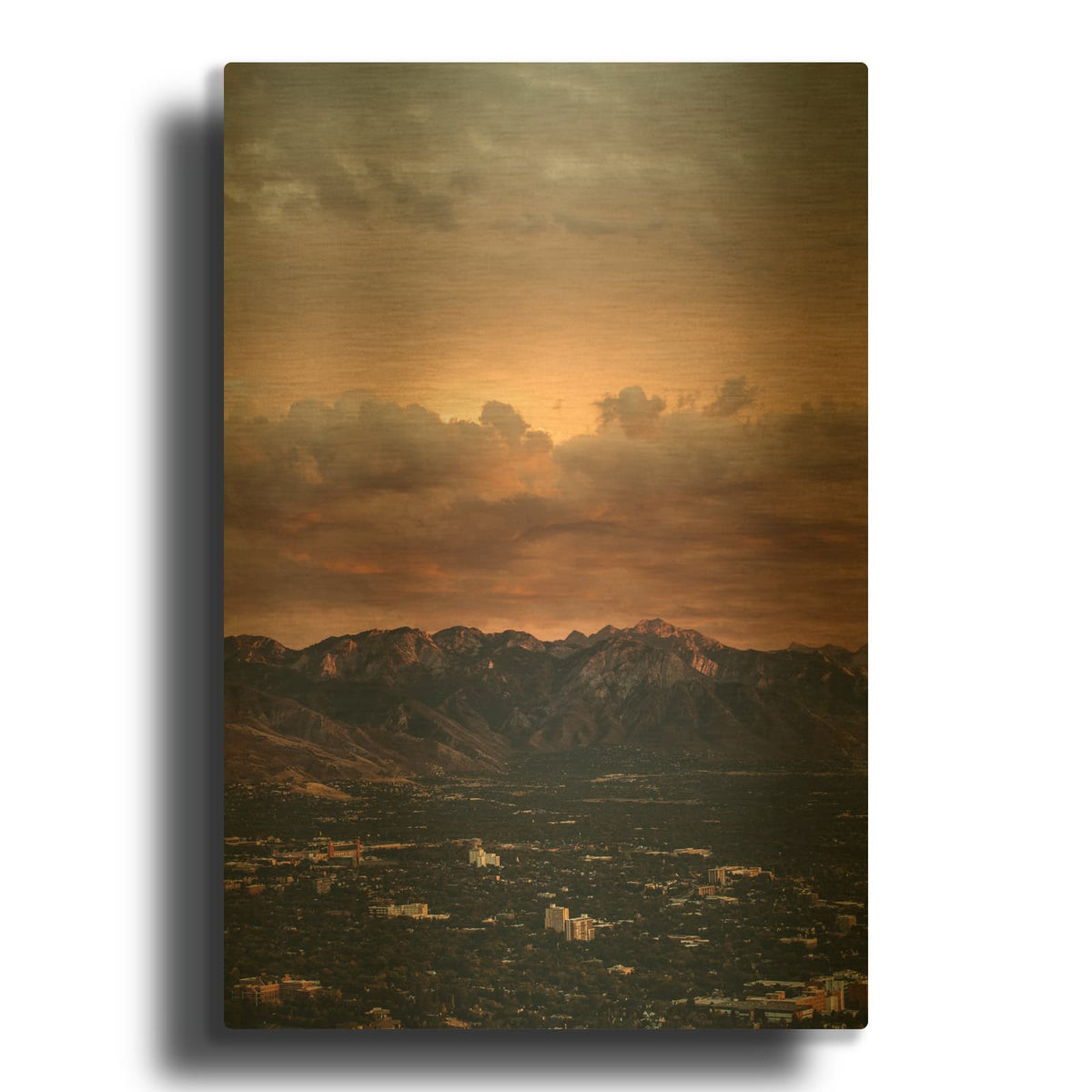'Bishop 10' By Design Fabrikken Gold Metal Wall Art