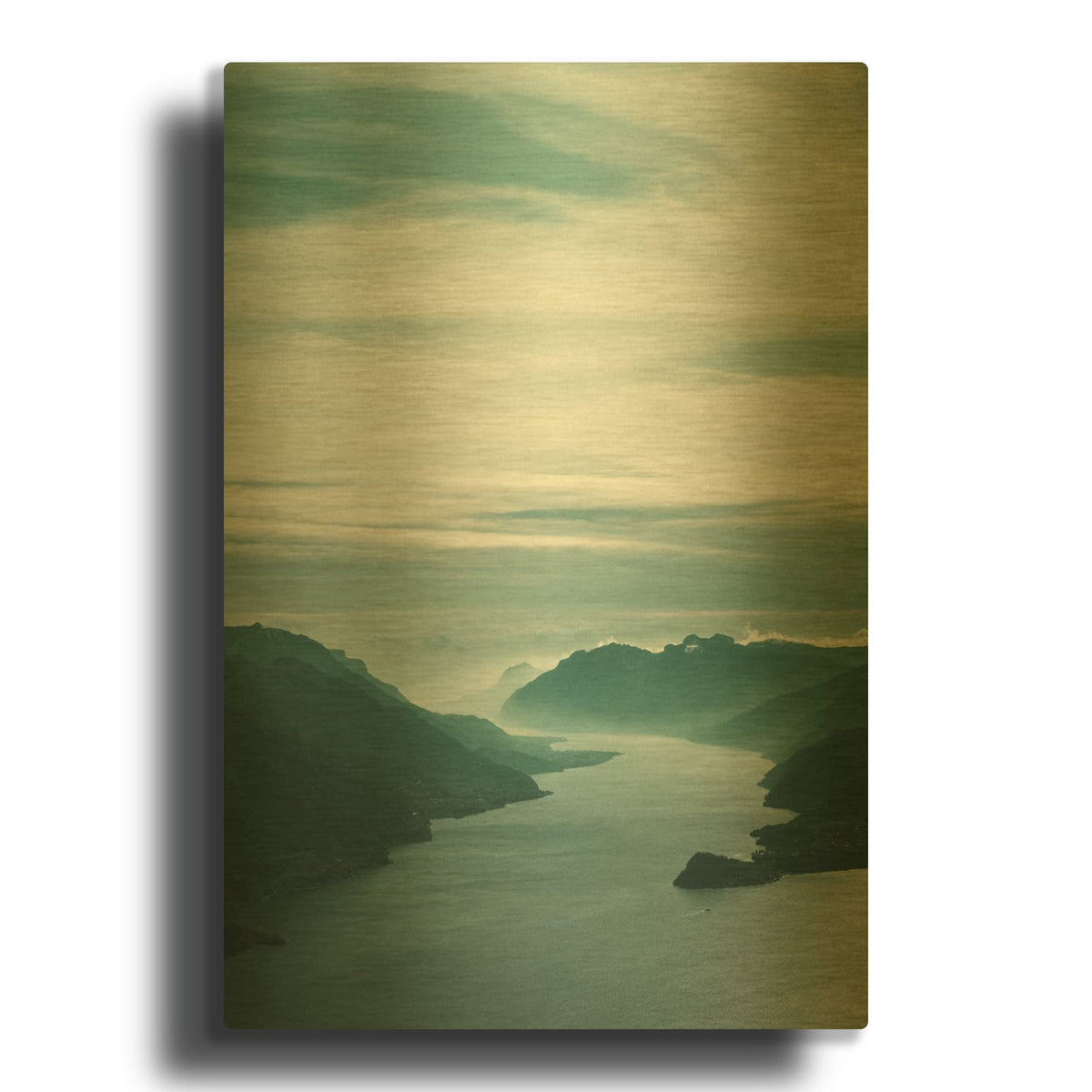 'Bishop 12' By Design Fabrikken Gold Metal Wall Art