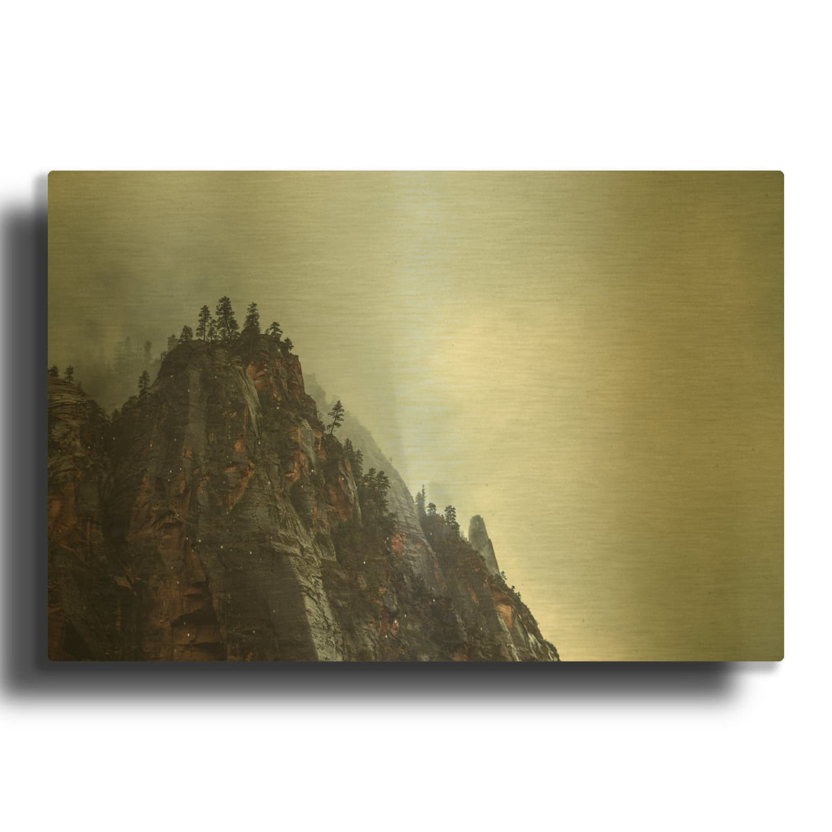 'Bishop 5' By Design Fabrikken Gold Metal Wall Art