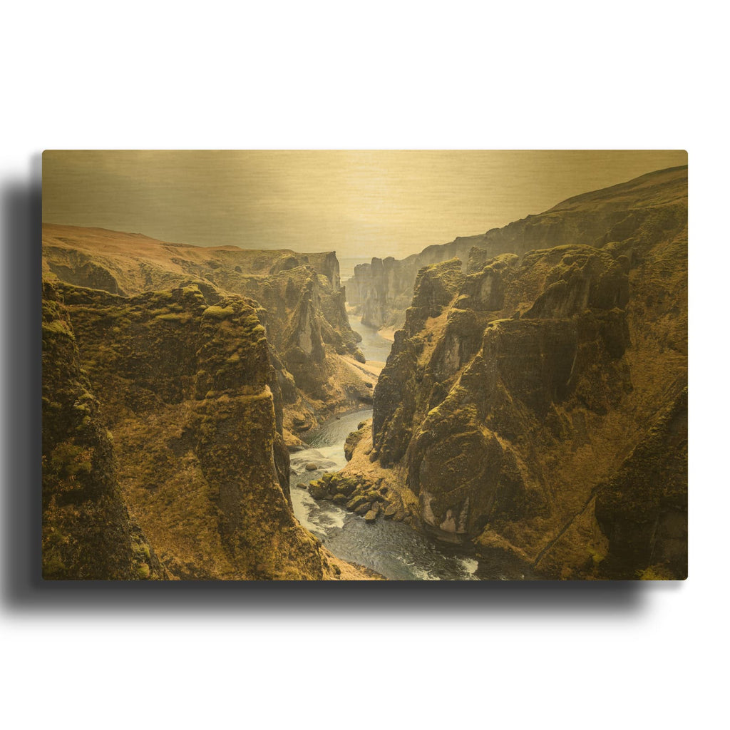 'Bishop 8' By Design Fabrikken Gold Metal Wall Art