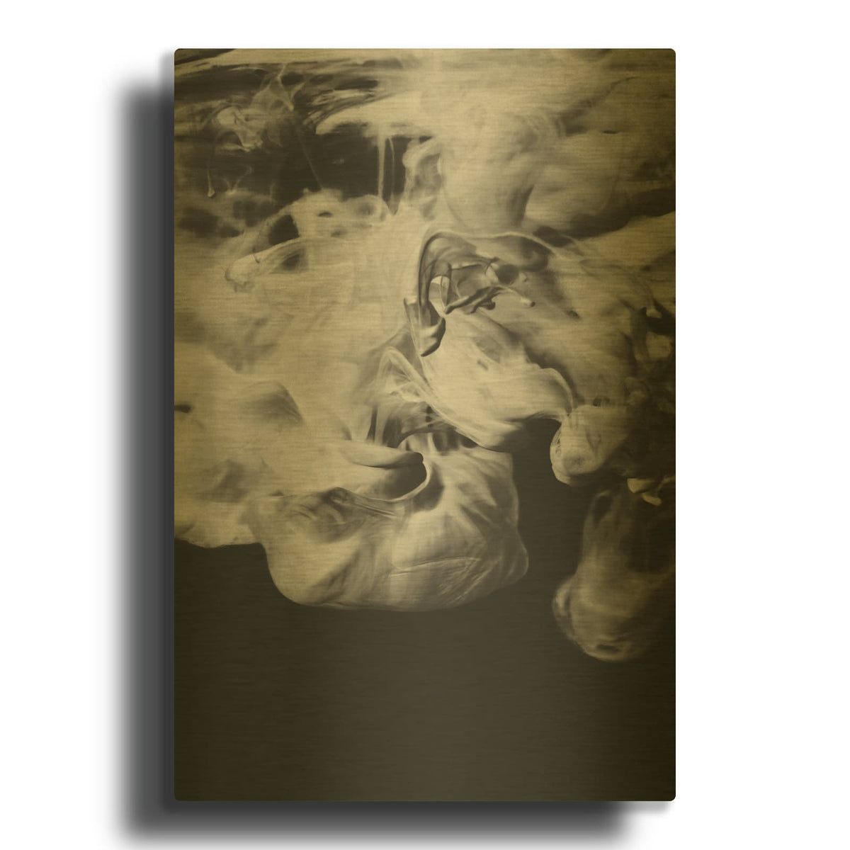'Black Ink' By Design Fabrikken Gold Metal Wall Art