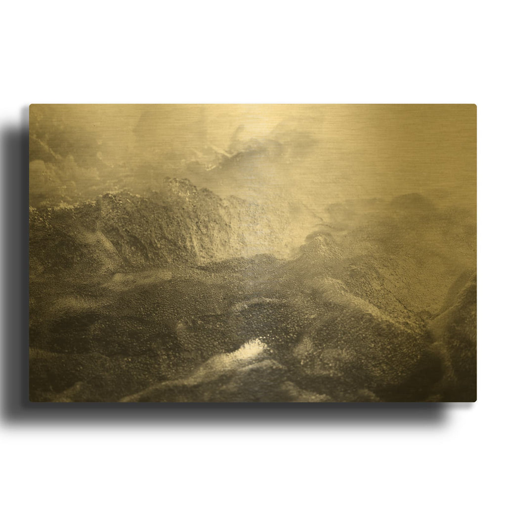'Black Motion' By Design Fabrikken Gold Metal Wall Art