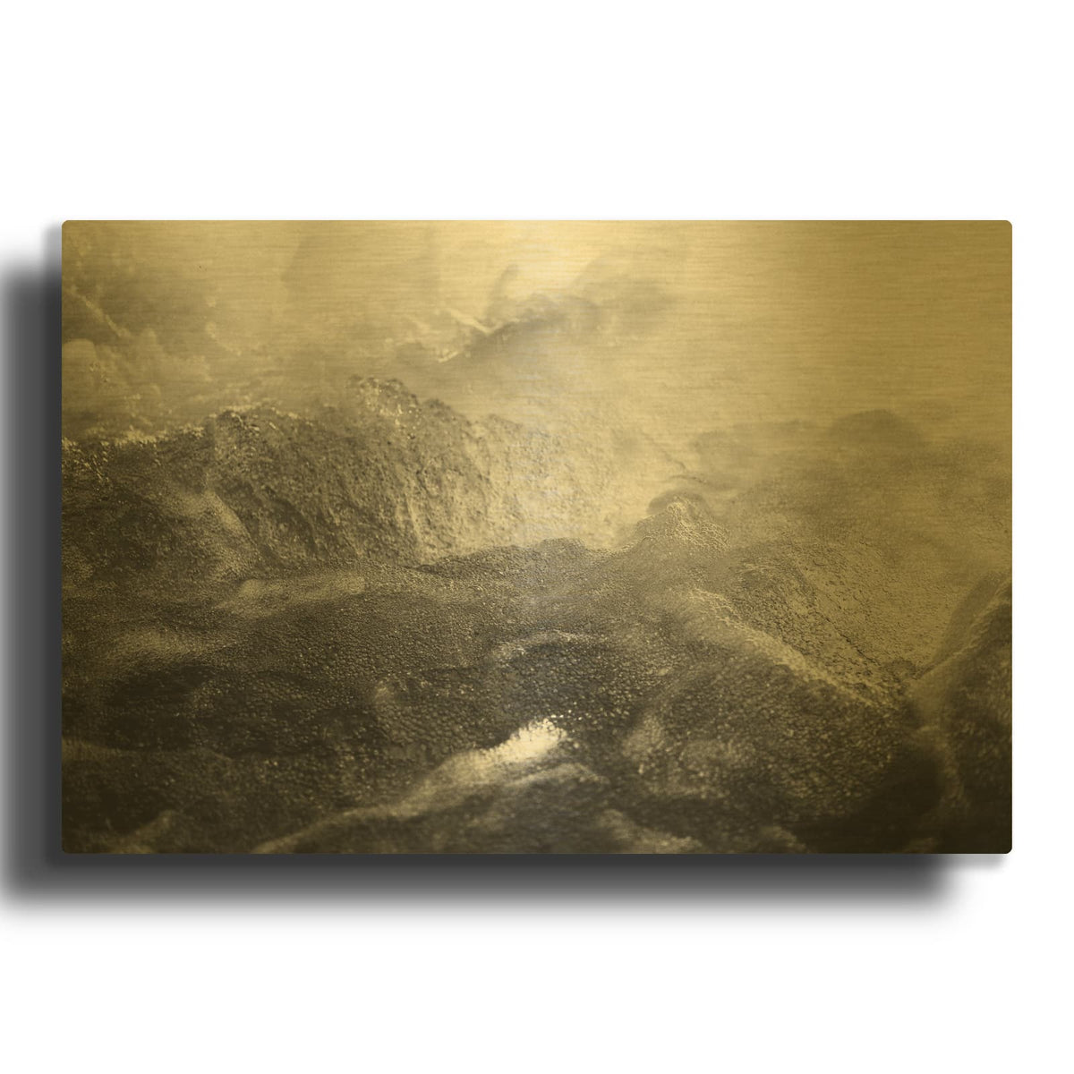 'Black Motion' By Design Fabrikken Gold Metal Wall Art