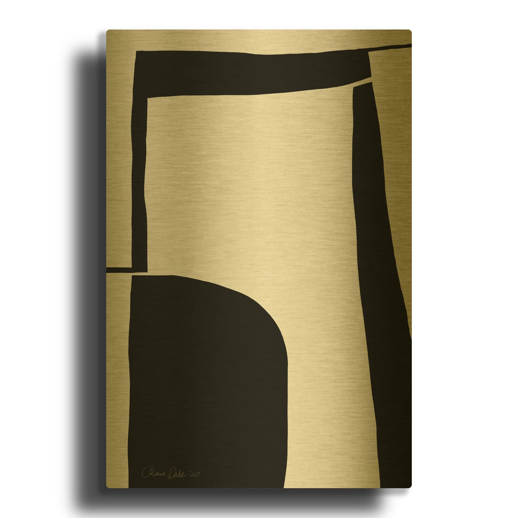 'Black Ops 2' By Design Fabrikken Gold Metal Wall Art