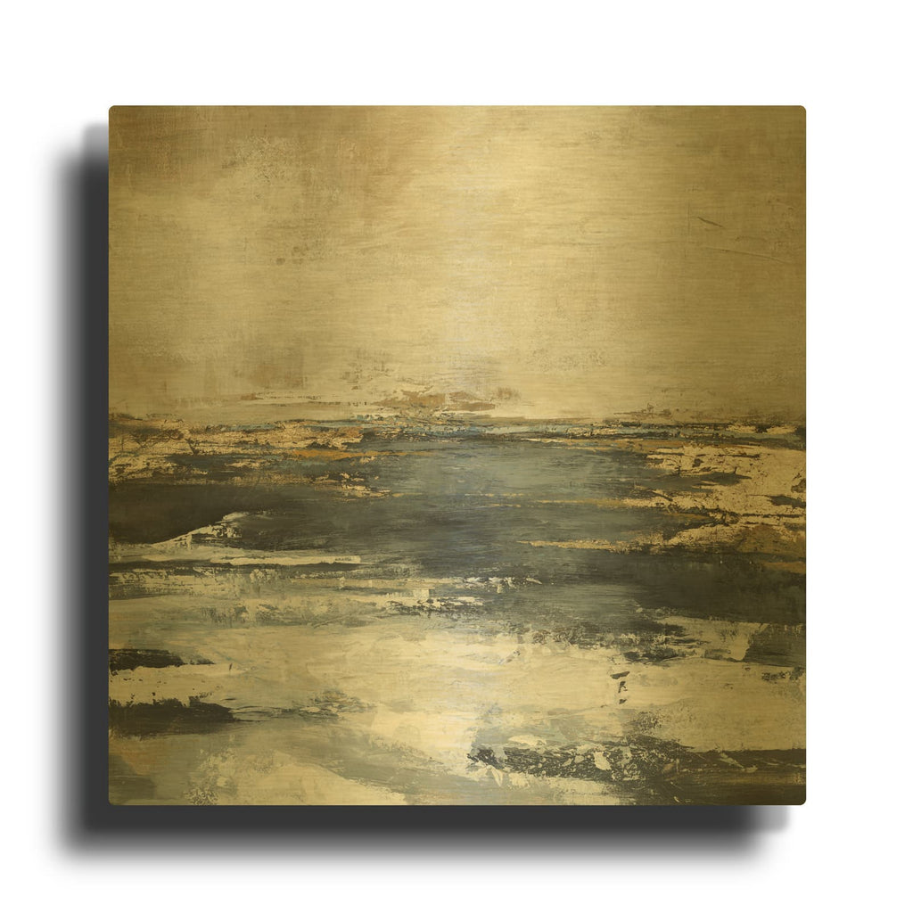'Blue Bay' By Design Fabrikken Gold Metal Wall Art