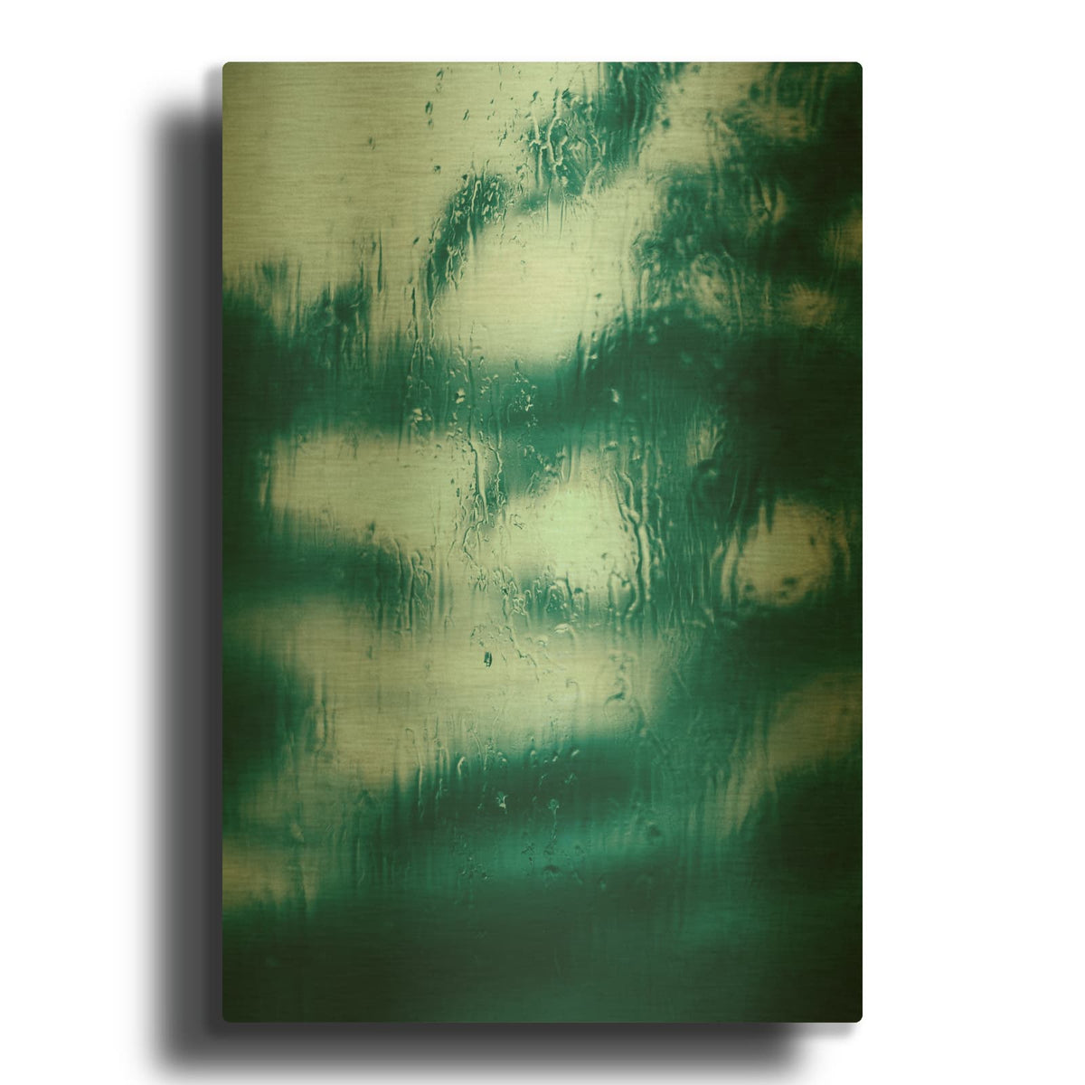 'Blue Motion' By Design Fabrikken Gold Metal Wall Art