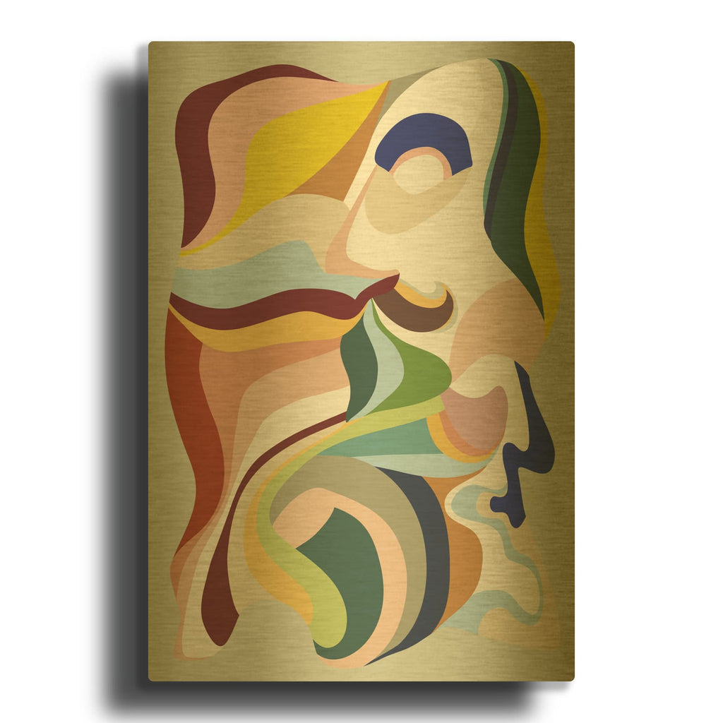'Born Again 2' By Design Fabrikken Gold Metal Wall Art