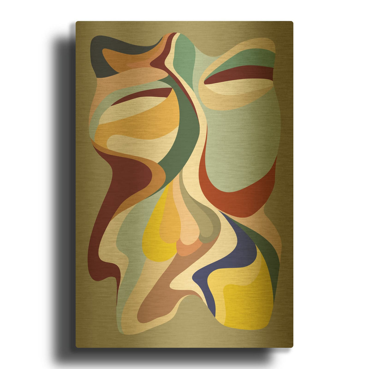 'Born Again 3' By Design Fabrikken Gold Metal Wall Art