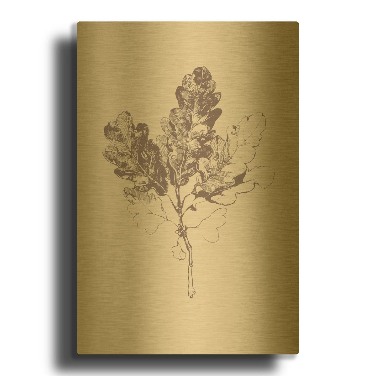 'Botanica 3' By Design Fabrikken Gold Metal Wall Art