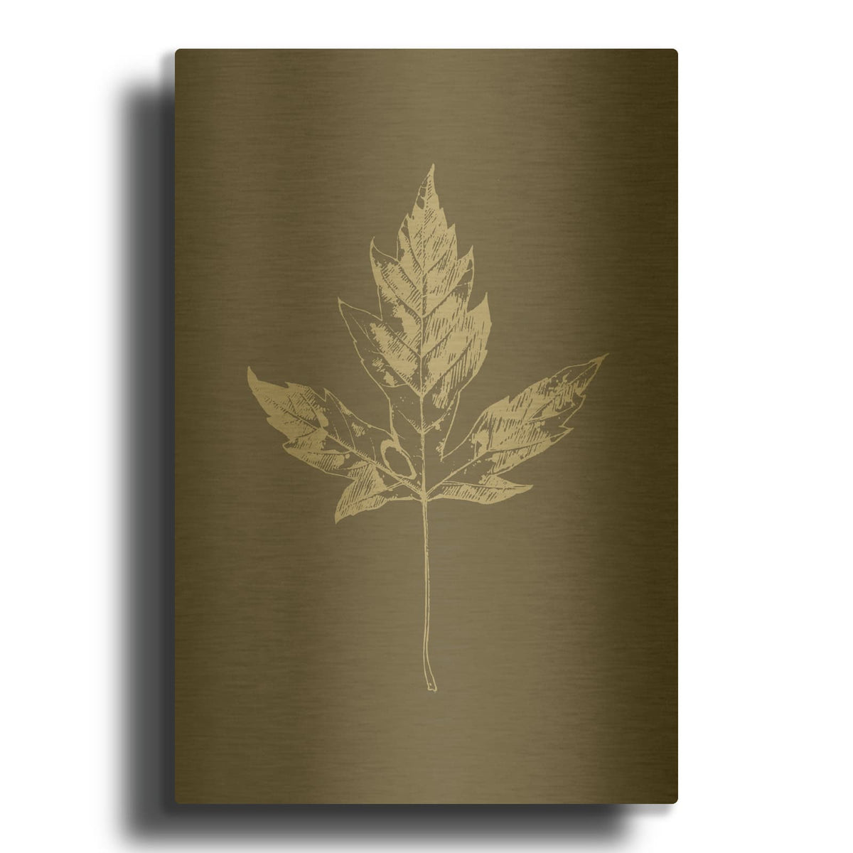 'Botanica 5' By Design Fabrikken Gold Metal Wall Art