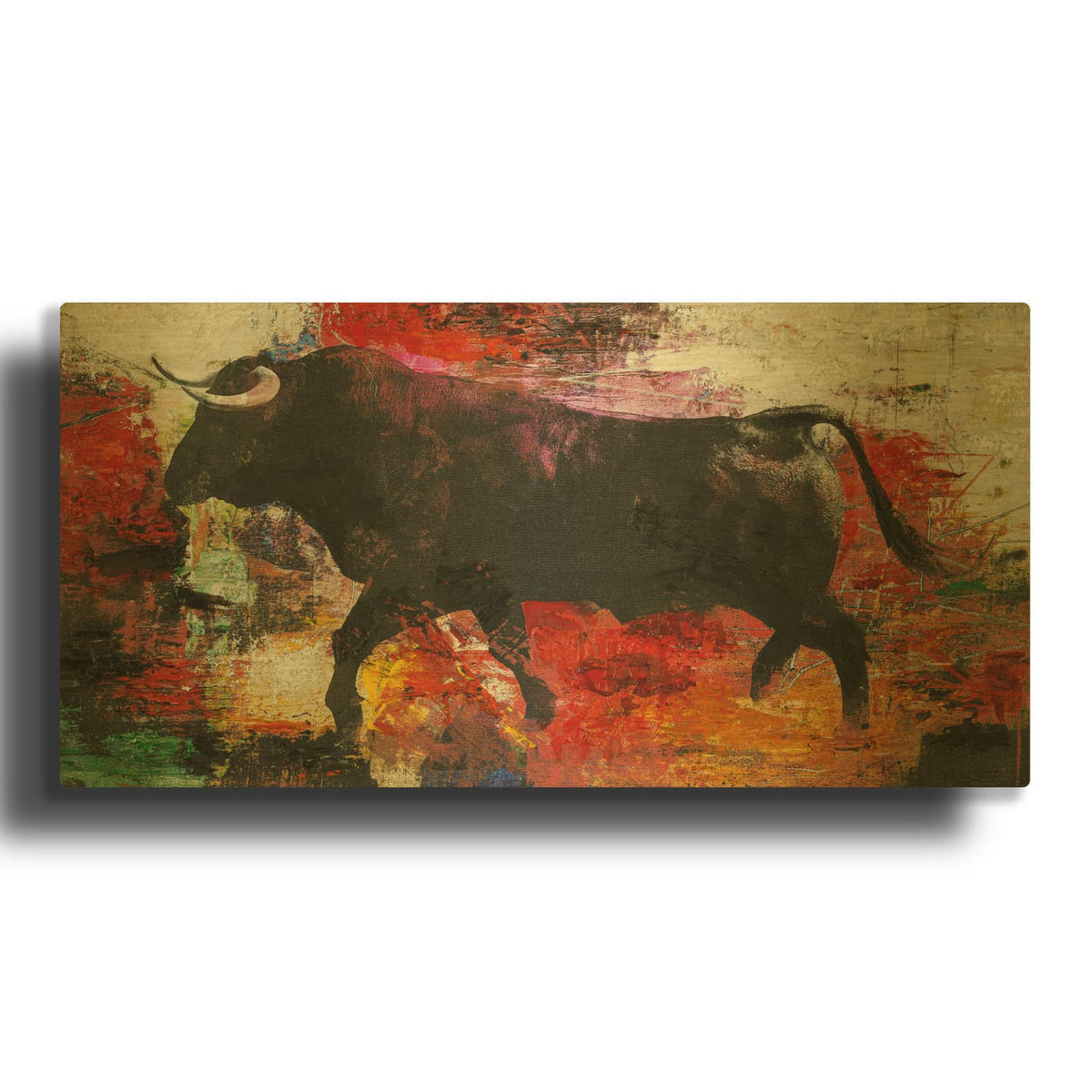 'Bull' By Design Fabrikken Gold Metal Wall Art