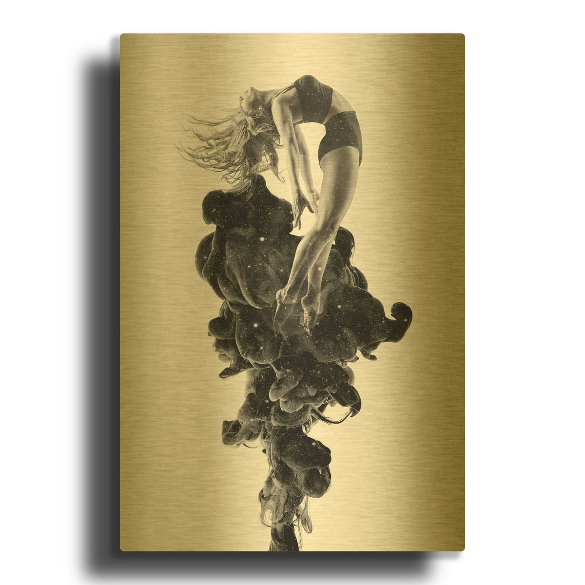 'Burst' By Design Fabrikken Gold Metal Wall Art