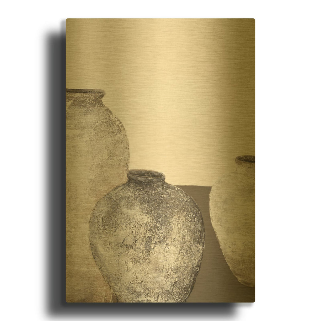 'Ceramics 1' By Design Fabrikken Gold Metal Wall Art