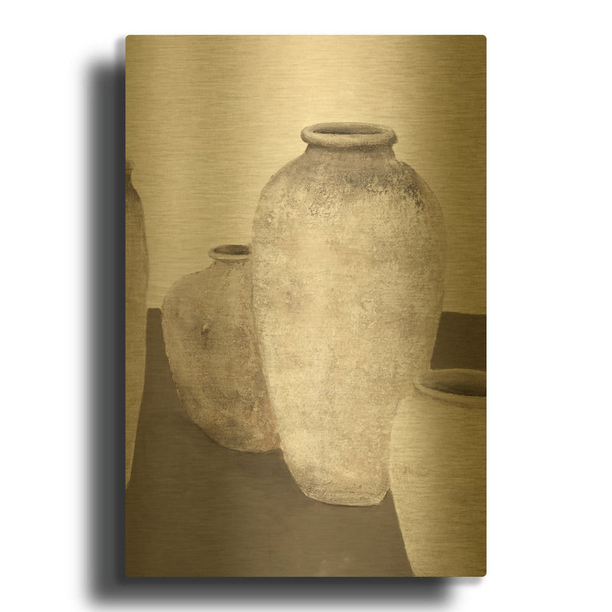 'Ceramics 2' By Design Fabrikken Gold Metal Wall Art