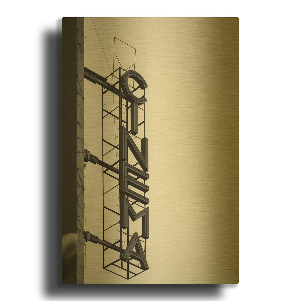'Cinema' By Design Fabrikken Gold Metal Wall Art