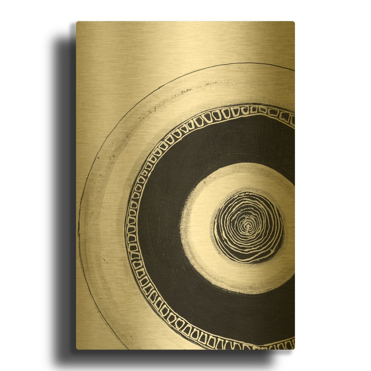 'Circuli 2' By Design Fabrikken Gold Metal Wall Art