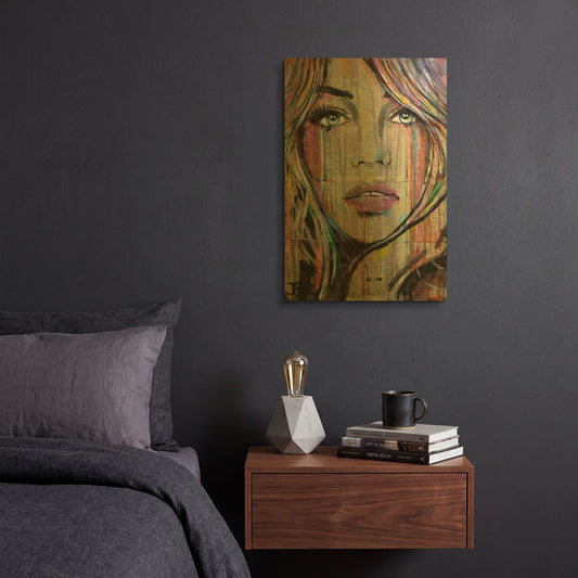 'In Someways' By Loui Jover Gold Metal Wall Art