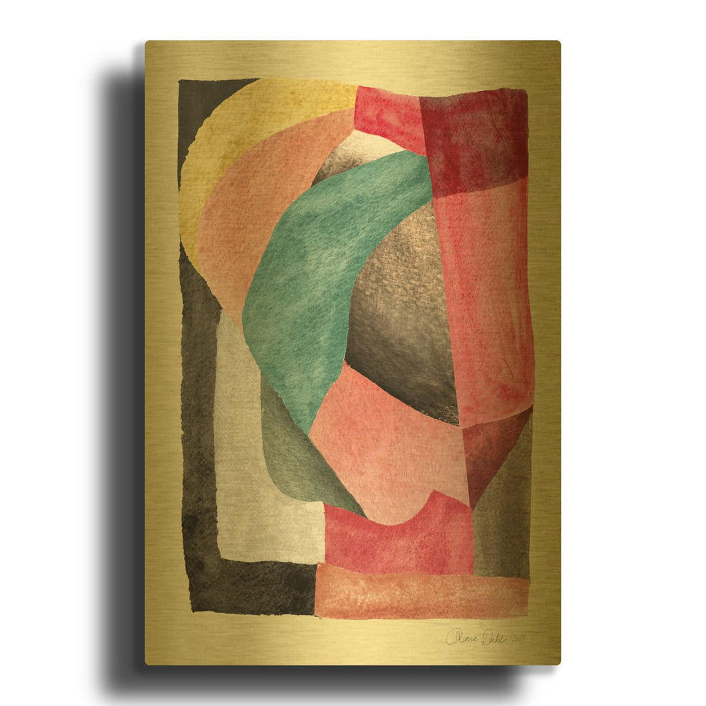 'Compose' By Design Fabrikken Gold Metal Wall Art