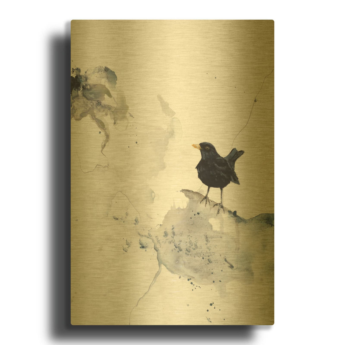 'Curiosity 2' By Design Fabrikken Gold Metal Wall Art