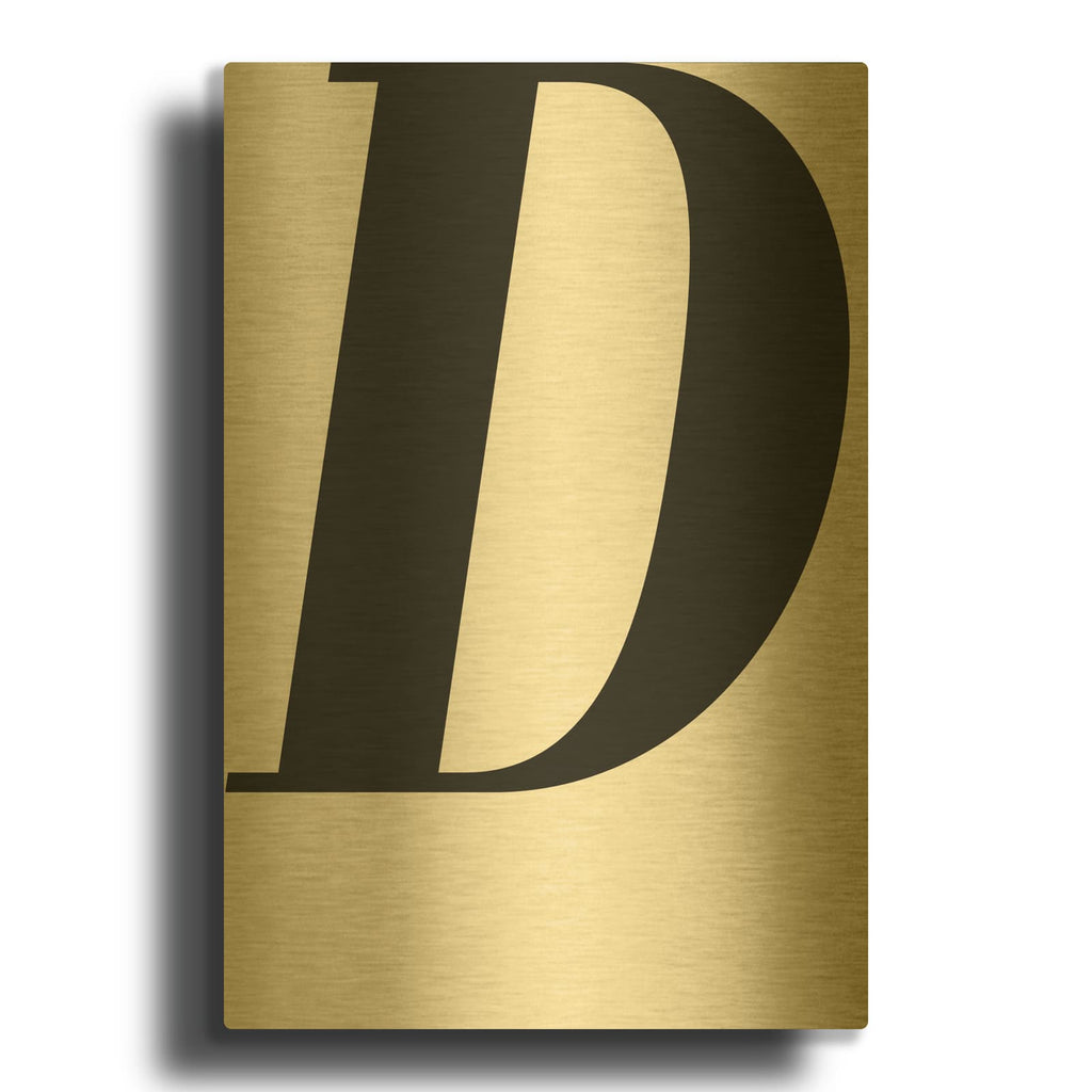 'D' By Design Fabrikken Gold Metal Wall Art