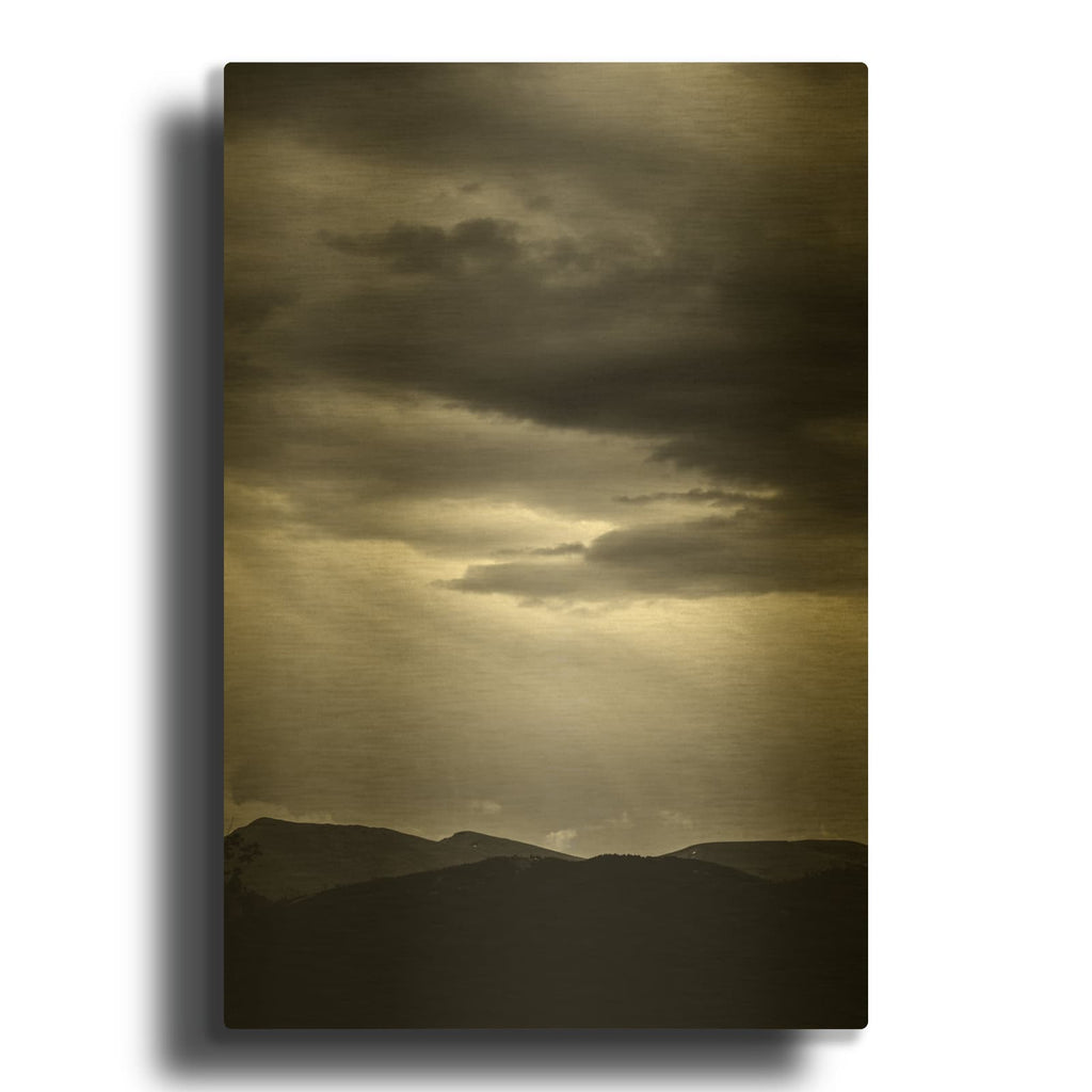 'Dark Skies' By Design Fabrikken Gold Metal Wall Art