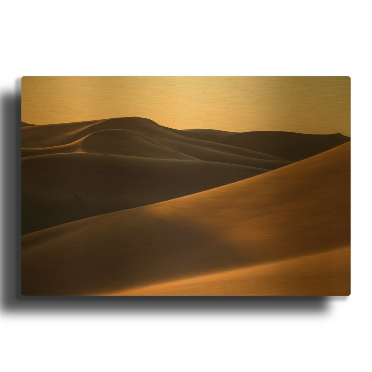 'Desert 2' By Design Fabrikken Gold Metal Wall Art