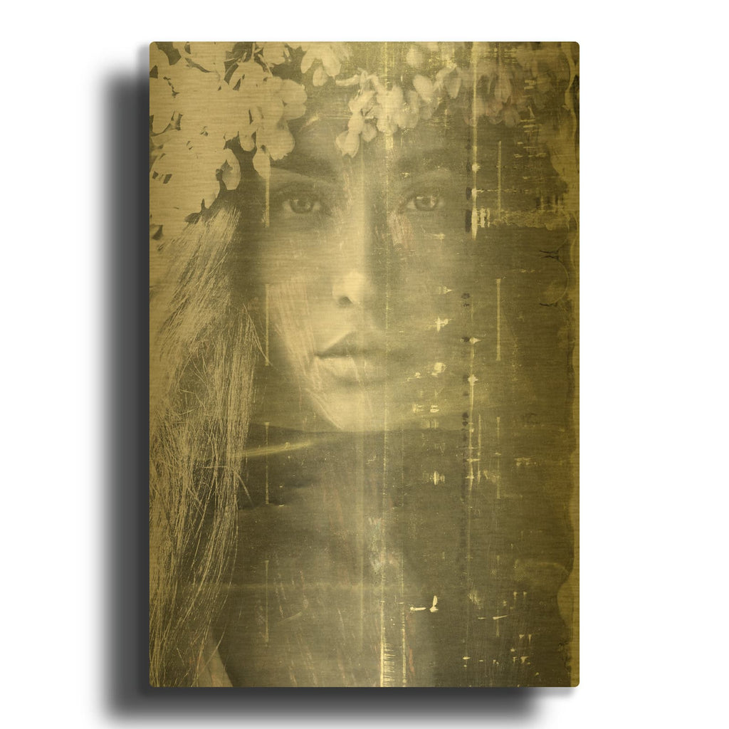 'Eyes of Light' By Design Fabrikken Gold Metal Wall Art