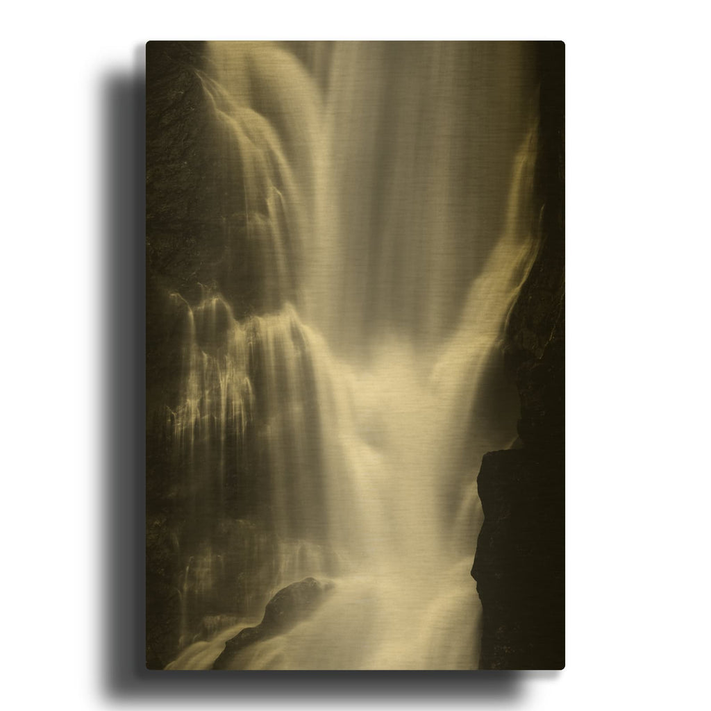 'Falls' By Design Fabrikken Gold Metal Wall Art