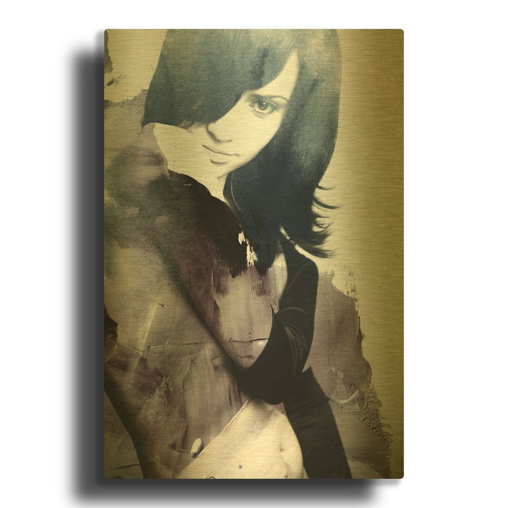 'Flow' By Design Fabrikken Gold Metal Wall Art