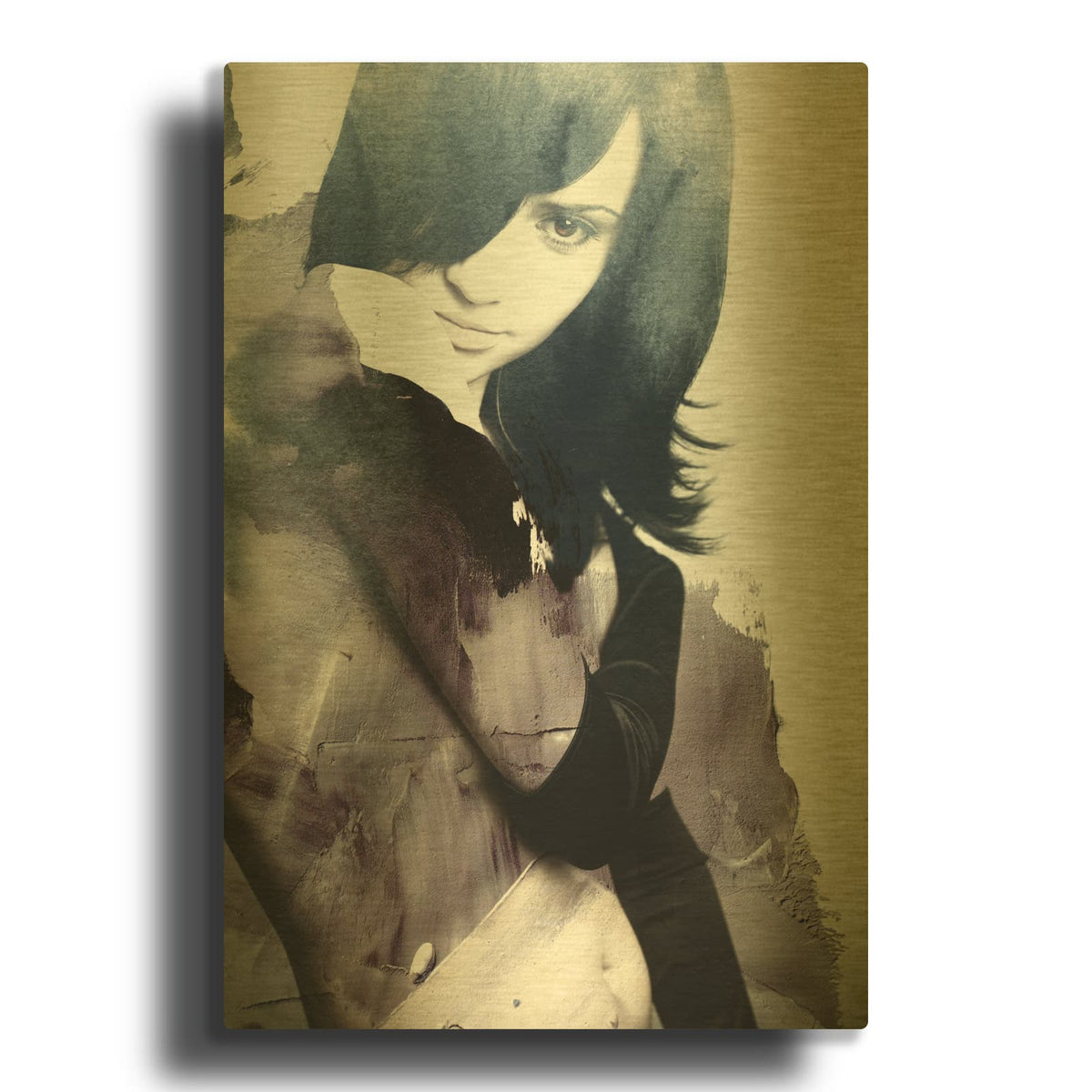 'Flow' By Design Fabrikken Gold Metal Wall Art