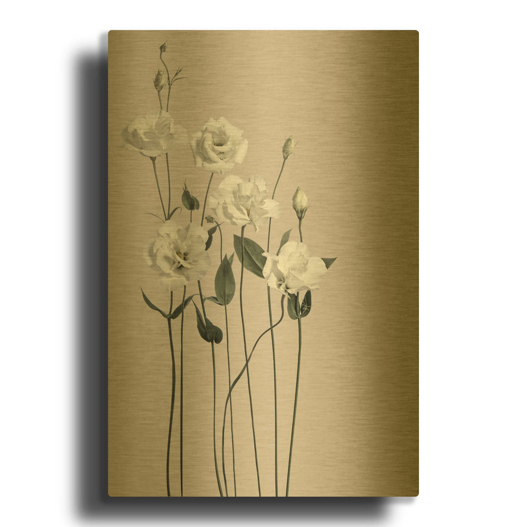 'Flower 1' By Design Fabrikken Gold Metal Wall Art